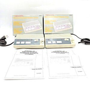 Vintage Realistic 3-Channel Wireless FM Intercom System 43-218 Radio Shack